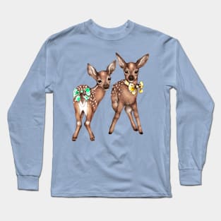 Red Deer Fawns Long Sleeve T-Shirt